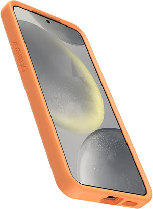OtterBox SYMMETRY SERIES Clear Case for Galaxy S24 + - Sunstone (Orange) (New)
