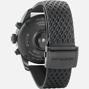 Montblanc Summit 2+ (Wifi + LTE Unlocked) Black Rubber Strap Smartwatch (New)