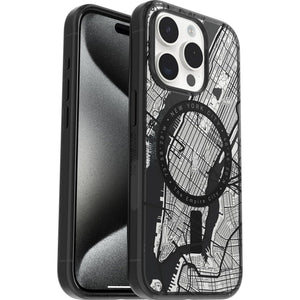 OtterBox LUMEN PASSPORT SERIES Case for iPhone 15 Pro - New York (Clear) (Renewed)