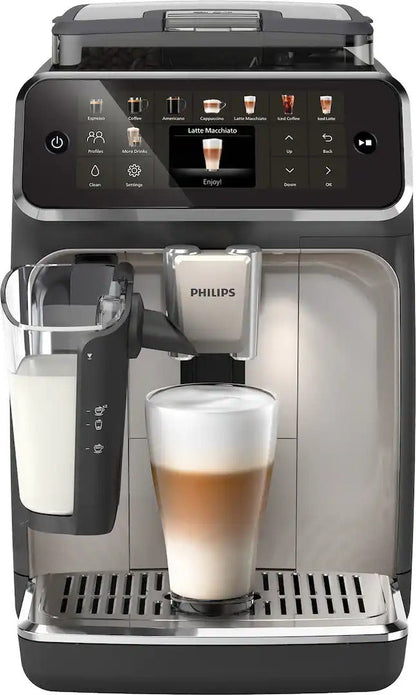 Philips 5500 Series Fully Automatic Espresso Machine with LatteGo - Black/Chrome (New)