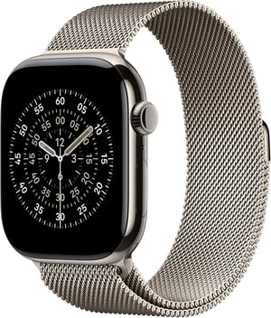 Apple Watch Milanese Loop Band (46mm) - S/M - Natural Stainless Steel (New)