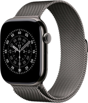 Apple Watch Milanese Loop Band (46mm) - M/L - Slate Stainless Steel (New)