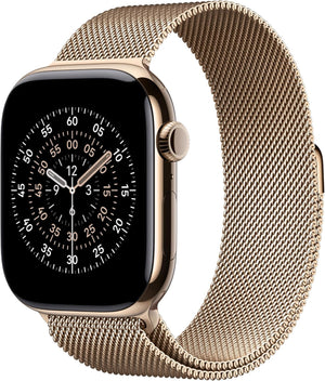 Apple Watch Milanese Loop Band (46mm) - M/L - Gold Stainless Steel (New)