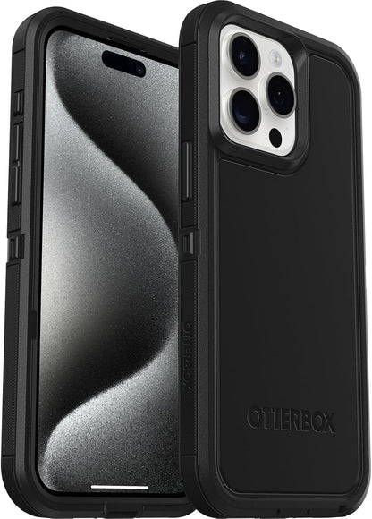 OtterBox DEFENDER SERIES XT MAGSAFE Case for iPhone 15 Pro Max - Black (New)