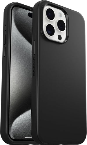 OtterBox SYMMETRY SERIES Case for iPhone 15 Pro Max - Black (New)