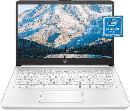 HP 14" 14DQ0052DX  Intel Celeron N4120  White  4 GB/64 GB  Windows 11