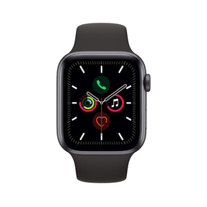Apple Watch Series 5 GPS w/ 44MM Space Gray Aluminum Case & Black Sport Band (Pre-Owned) - Techable