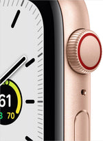 Apple Watch SE 1st Gen (GPS + LTE) 44mm Gold Aluminum Case & Pink Sand Sport Band (Pre-Owned) - Techable