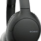 Sony WHCH710N Wireless On-Ear Noise Cancelling Headphones with Mic - Black (Pre-Owned)