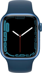 Apple Watch Series 7 (GPS + LTE) 41mm Blue Aluminum Case & Abyss Blue Sport Band (Pre-Owned) - Techable
