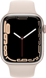 Apple Watch Series 7 (GPS + LTE) 45mm Starlight Aluminum Case & Starlight Sport Band (Pre-Owned) - Techable