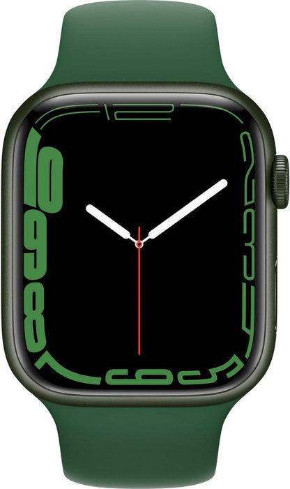 Apple Watch Series 7 (GPS + LTE) 45mm Green Aluminum Case & Clover Sport Band (Pre-Owned) - Techable