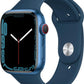 Apple Watch Series 7 (GPS + LTE) 45mm Blue Aluminum Case & Abyss Blue Sport Band (Pre-Owned) - Techable