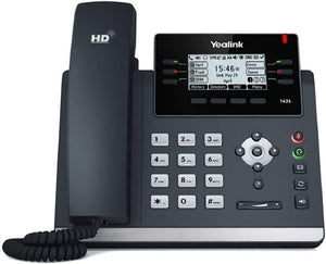 Yealink SIP-T42S IP Phone without Power Adapter - Black (Refurbished)