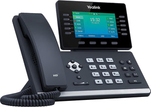 Yealink T54W IP Phone, 16 VoIP Accounts 4.3" Display, Power Adapter Not Included (Pre-Owned)