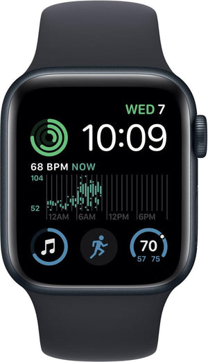 Apple Watch SE 2nd Gen (GPS + LTE) 40mm Midnight Aluminum Case & Black Sport Band (Pre-Owned) - Techable