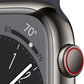 Apple Watch Series 8 (GPS + LTE) 45mm Graphite Stainless Steel Case & Midnight Sport Band (Pre-Owned)