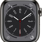 Apple Watch Series 8 (GPS + LTE)45MM Graphite Stainless Steel Case Milanese Loop (Pre-Owned)