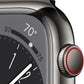 Apple Watch Series 8 (GPS+LTE) 41MM Graphite Stainless Steel Case Milanese Loop (Pre-Owned)