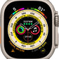 Apple Watch Series Ultra (GPS/LTE) - 49MM Titanium Case - M/L Yellow/Baige Trail Loop - Titanium (MQF23LL/A) - Pre-Owned