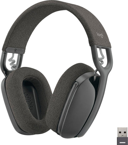 Logitech Zone Vibe 125 Wireless Over-Ear Headphones with Microphone - Graphite (Pre-Owned)