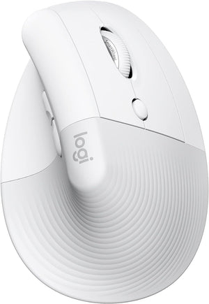 Logitech Lift Vertical Ergonomic Mouse Wireless Bluetooth - Off White (Pre-Owned)