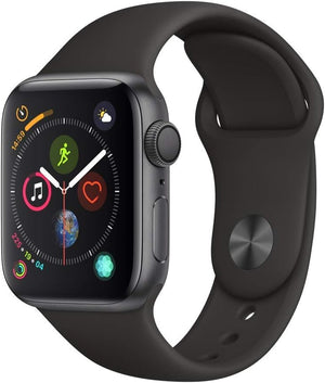 Apple Watch Series 4 GPS w/ 40MM Space Gray Aluminum Case & Black Sport Band (Pre-Owned)