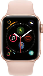 Apple Watch Series 4 (GPS + LTE) 40mm Gold Aluminum Case & Pink Sand Sport Band (Pre-Owned) - Techable