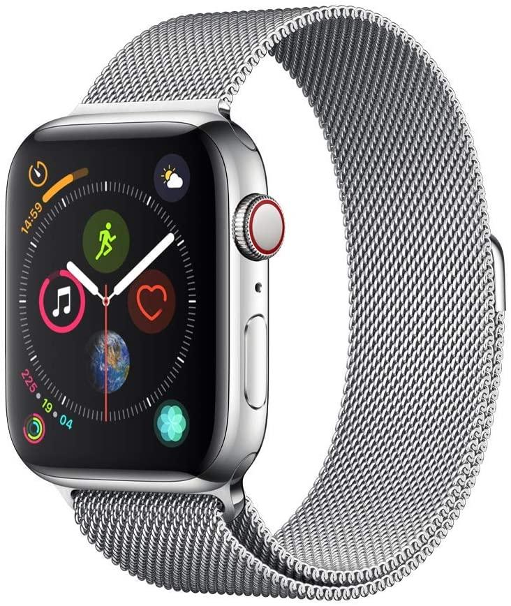 Apple Watch Series 4 GPS+LTE w/ 44MM Stainless Steel Case & Milanese Loop Band (Pre-Owned) - Techable