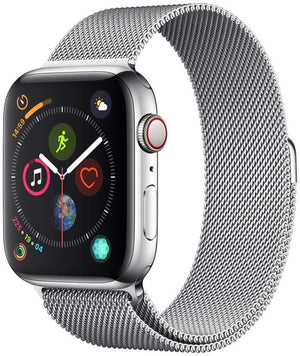 Apple Watch Series 4 GPS+LTE w/ 44MM Stainless Steel Case & Milanese Loop Band (Pre-Owned) - Techable
