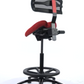 Performer Stealth Chair Series Studio Stool With Backrest