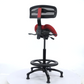 Performer Stealth Chair Series Studio Stool With Backrest