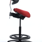 Performer Stealth Chair Series Studio Stool With Backrest