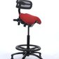 Performer Stealth Chair Series Studio Stool With Backrest