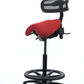 Performer Stealth Chair Series Studio Stool With Backrest