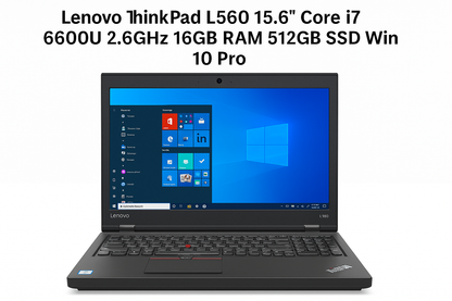 Lenovo ThinkPad L560 i5 Business Laptop 15.6″ 16 GB/512 GB SSD