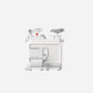 W1B 3 IN 1 Foldable Exercise Bike, Under Desk Bike