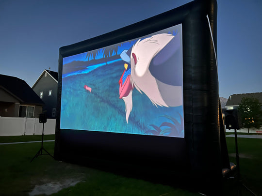Elite Outdoor Movies Professional 17' Inflatable Screen - Techable