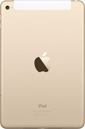 Apple iPad Mini 4th Gen, 7.9-inch, 32GB, WIFI + Unlocked All Carriers - Gold (Refurbished)