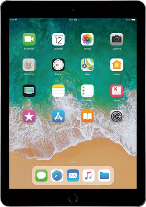 Apple iPad 5th Generation, 32GB, WIFI + Unlocked All Carriers - Space Gray (Refurbished)