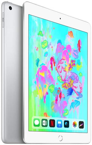 Apple iPad 6 (2018)(9.7) - 32GB, Unlocked All Carriers - Silver (Used)