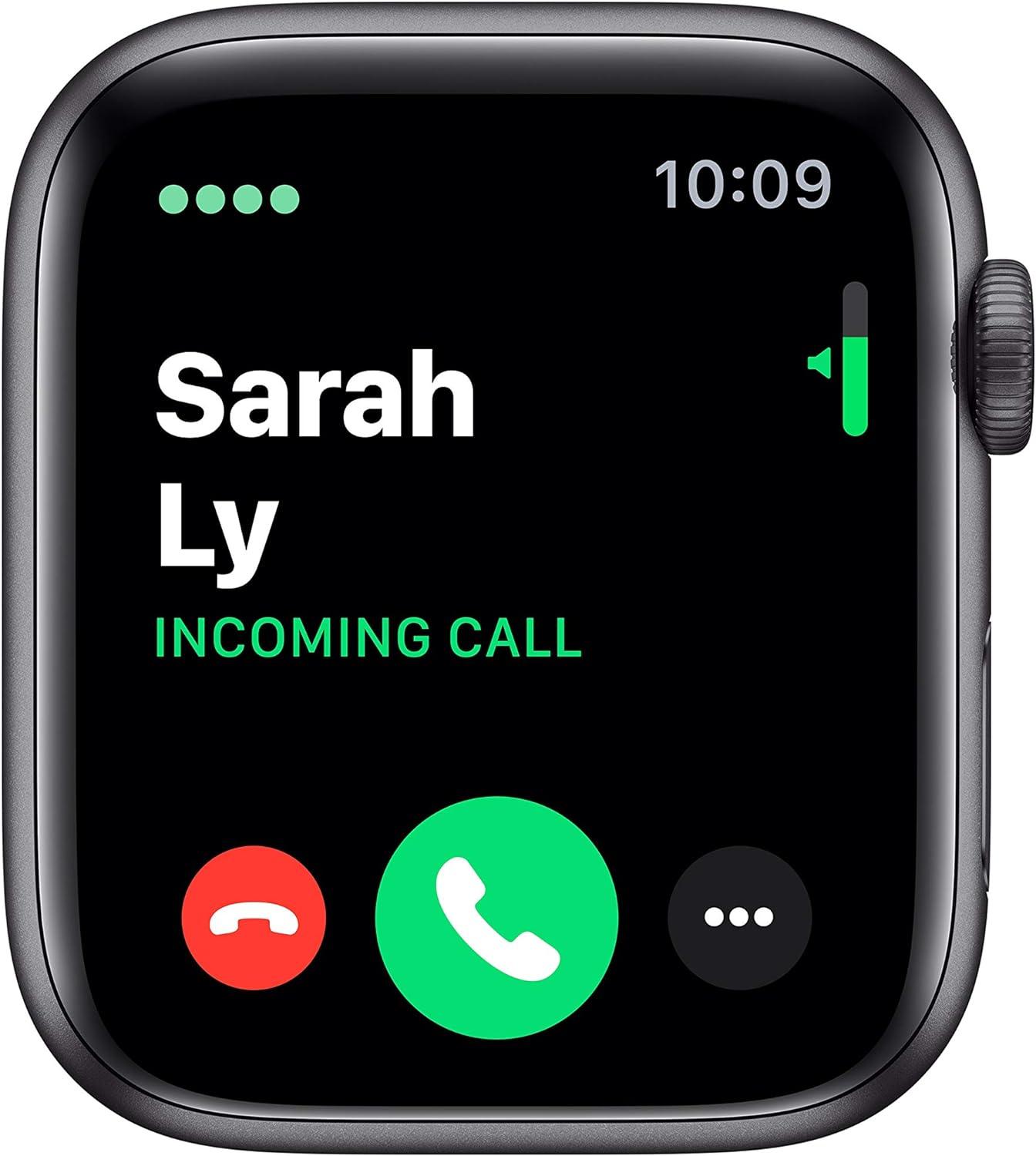 Apple Watch Series 5 (GPS + LTE) 40mm Space Gray Aluminum Case & Black Sport Band (Refurbished) - Techable