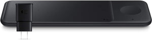 Samsung Wireless Qi Charger Trio, Charge up to 3 Devices at Once - Black (Pre-Owned)