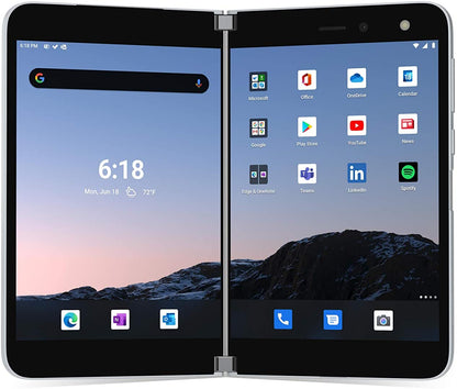 Microsoft Surface Duo, 8.1'', 256GB, Unlocked All Carriers - Glacier (Certified Refurbished)