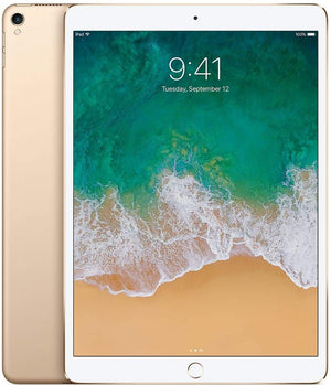 Apple iPad Pro 10.5" 2017, 64GB, WiFi + 4G Unlocked All Carriers - Gold (Refurbished)