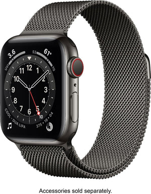 Apple Watch Series 6 (GPS + LTE) 40mm Graphite Stainless Steel Case &  Milanese Loop (Pre-Owned)