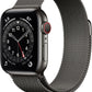 Apple Watch Series 6 (GPS + LTE) 40MM Graphite Stainless Steel Case & Milanese Loop (Used)