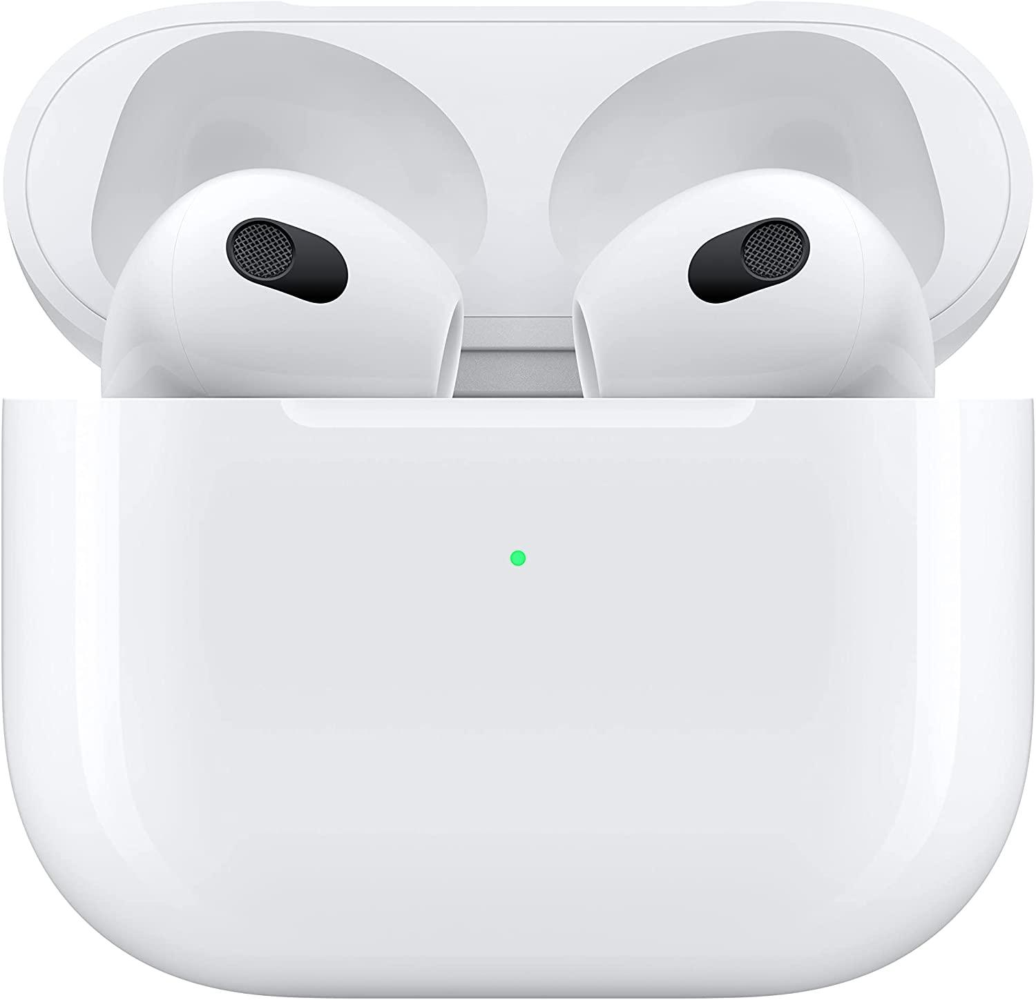 Apple AirPods 3rd Gen In-Ear Wireless Earbuds w/Lightning Charging Case White (Certified Refurbished)