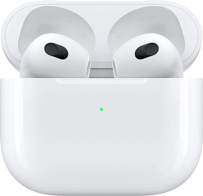 Apple AirPods 3rd Gen In-Ear Wireless Earbuds w/Lightning Charging Case - White (Certified Refurbished) - Techable