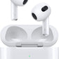 Apple AirPods 3rd Gen In-Ear Wireless Earbuds w/Lightning Charging Case - White (Certified Refurbished) - Techable